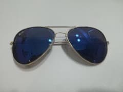Ray-Ban アビエーター サングラス ブルーミラーのサムネイル