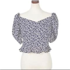 Cherry Pattern Two Piece navyのサムネイル