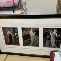 アールデコ様式 三連額装アートポスター - メルカリ