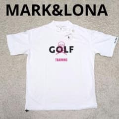 タグ付】MARK&LONA マークアンドロナ 近年 モックネック 半袖シャツ