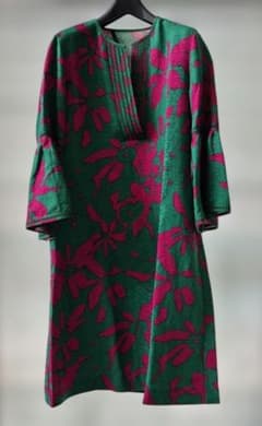 七分袖　ワンピース キャロリーナ へレラCH Carolina Herrera 七分袖 ワンピース キャロリーナ へレラCH Carolina Herrera - メルカリ