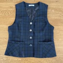 SELERY 事務服 ベスト 15号 チェック柄のサムネイル