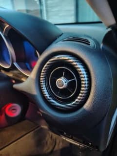 RX-8用 エアコンルーバー ブラック2個セット - メルカリ