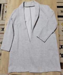 【美品】LAUTREAMONT コーディガン ロングカーディガン 40 グレーのサムネイル