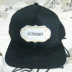 supreme メッシュ キャップ US 黒のサムネイル