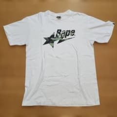 A BATHING APE Tシャツ ホワイト Lのサムネイル