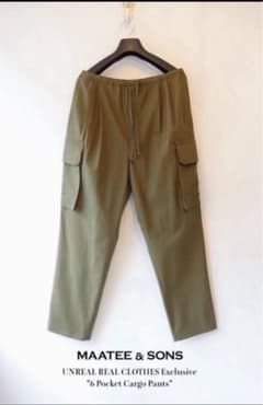 N*】様 maatee&sons 別注6pocket cargo pants N*】様 maatee&sons 別注6pocket cargo pants - メルカリ