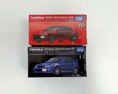 【レア 新品未開封 トミカプレミアム】 三菱ランサーエボリューション 2台セットのサムネイル