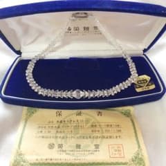 天然水晶ネックレス　保証書付のサムネイル