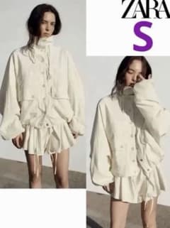 ZARA ナイロンポケットジャケット　S ZARA ナイロンポケットジャケット S - メルカリ