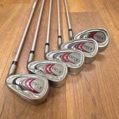 レディース】ゼクシオ9 アイアン 5本セット フレックスL ボルドー