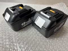 18V 6.0Ah リチウムイオンバッテリー　BL1860 新品未使用品　2個