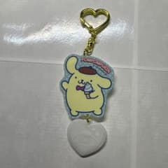 ポムポムプリン ハート型 キーホルダーのサムネイル
