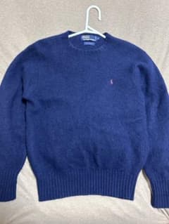 Polo by Ralph Lauren ニットセーター S ネイビーのサムネイル