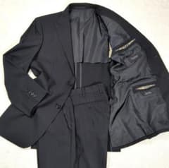 BURBERRY BLACK LABEL ストライプ ブラックフォーマルスーツのサムネイル