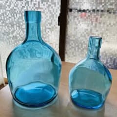 デミジョンボトル風　一斗瓶　花瓶（大２・小２） 東洋ガラスのサムネイル