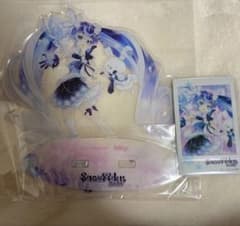 SNOW MIKU 유키 미쿠 하츠네 미쿠 특대아크릴스탠드 체키 프린트