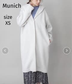Munich 뮤닉 * 후드 포함 라이트 코트 가디건 XS 사이즈
