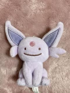 へんしんメタモン エーフィ ぬいぐるみ ボールチェーン・タグ無しのサムネイル