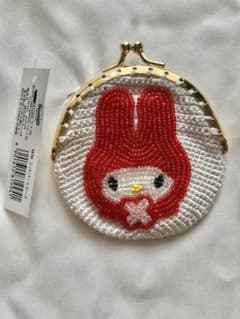 サンリオ Sanrio マイメロディ コインケース 小物入れ ビーズ 刺繍 