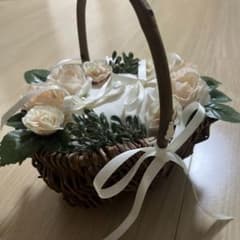 花かごリングピローのサムネイル