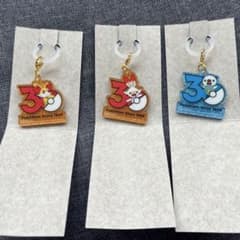 ポケモン 30周年ロゴマスコット ポケチャーム ヒバニー フォッコ　ミジュマル