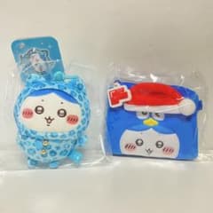 치이카와 × 돈 키호테 스퀘어 파우치 표범 무늬 잠옷 마스코트 하치와레