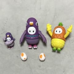 フォールガイズ フィギュア２ & ハグコット1 カプセルトイ FallGuysのサムネイル