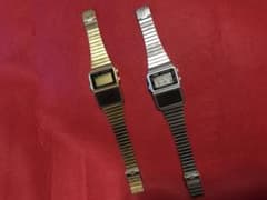 カシオ  データバンク2本セット　ゴールドシルバーのサムネイル