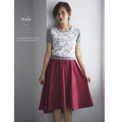 【tocco】優木まおみ着用色☆ビッグリボン付スカート♡ローズピンクのサムネイル
