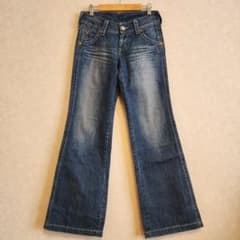 Levi's ローライズ ブーツカットデニム ダークブルー 27のサムネイル