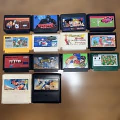 ファミコン ソフト 14本セット まとめ売りのサムネイル