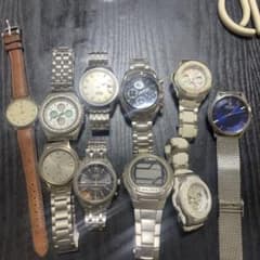 腕時計 まとめ売り 10点 SEIKO CITIZEN CASIOのサムネイル