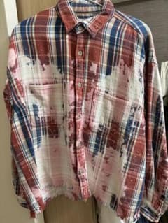 TRISECT2 The FAT Shirt 赤・青・白チェックのサムネイル