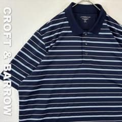 2096 Croft & Barrow 폴로 셔츠 XL 네이비 속건