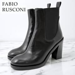 【新品】ファビオルスコーニ 37 ヒールブーツ アンクルブーツ サイドゴアブーツ 新品】ファビオルスコーニ 37 ヒールブーツ アンクルブーツ サイドゴア