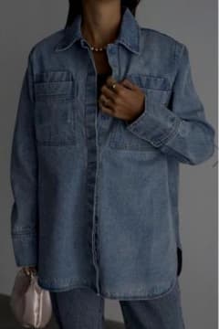 room306 stitch denim shirt jacket - メルカリ