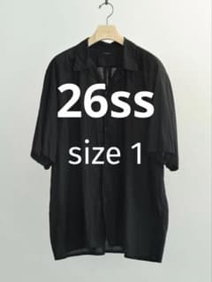 26SS comoli KHADI コットン 半袖オープンカラーシャツ サイズ1 - メルカリ