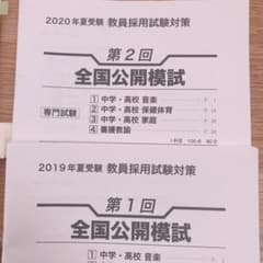 東京アカデミー　教員採用試験対策　全国公開模試　2020年他のサムネイル