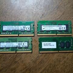 DDR4メモリー 4GB　4枚のサムネイル