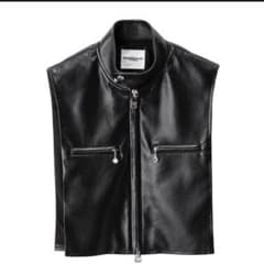 新品 soloist motorcycle dickieソロイスト　レザーベスト 新品 soloist motorcycle dickieソロイスト レザーベスト - メルカリ