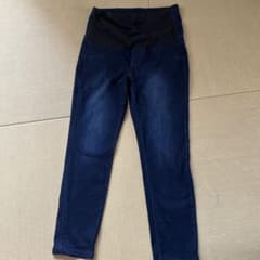 マタニティパンツ ダークブルー Lサイズのサムネイル