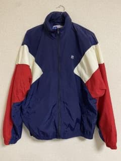 ★西野七瀬着用 逆カラー RUSSELL ATHLETIC ナイロンジャケットのサムネイル