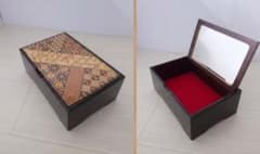 寄木細工 ジュエリーボックス 宝石箱 伝統工芸品のサムネイル