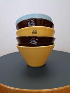 廃盤希少　2枚セット　ARABIA KoKo　約28センチ 希少】ARABIA アラビア koko ココ ボウル 250ml 5個セット - メルカリ