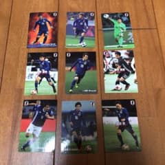 サッカー日本代表カードのサムネイル