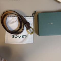 SOMES ソメスサドル ベルト 茶色　箱付のサムネイル