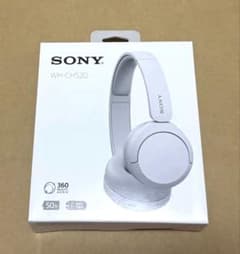 【新品・未使用】SONY ワイヤレスヘッドホン WH-CH520 ホワイトのサムネイル