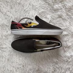 希少・US企画】VANS バンズ フレイム ファイヤーパターン スリッポン 