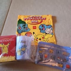 マクドナルド サマーチャンスバッグ ポケモンコラボ グッズ 3点セット ゼニガメのサムネイル